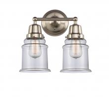 Innovations Lighting 623-2W-SN-G182 - Canton - 2 Light - 14 inch - Brushed Satin Nickel - Bath Vanity Light