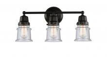 Innovations Lighting 623-3W-BK-G184S - Small Canton 3 Light Bath Vanity Light