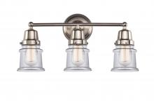 Innovations Lighting 623-3W-SN-G182S - Small Canton 3 Light Bath Vanity Light