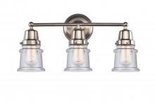 Innovations Lighting 623-3W-SN-G184S - Small Canton 3 Light Bath Vanity Light