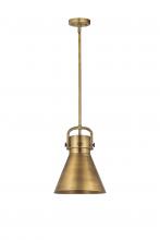 Innovations Lighting 710-1S-BB-M711-10BB - Newton Cone Mini Pendant