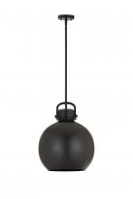 Innovations Lighting 710-1S-BK-M710-14BK - Newton Sphere Pendant