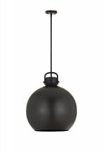 Innovations Lighting 710-1S-BK-M710-18BK - Newton Sphere Pendant