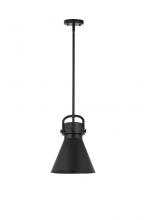 Innovations Lighting 710-1S-BK-M711-10BK - Newton Cone Mini Pendant