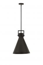 Innovations Lighting 710-1S-BK-M711-14BK - Newton Cone Pendant