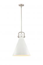 Innovations Lighting 710-1S-SN-M711-14W - Newton Cone Pendant