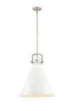 Innovations Lighting 710-1S-SN-M711-16W - Newton Cone Pendant