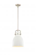 Innovations Lighting 710-1S-SN-M712-10W - Newton Bell Mini Pendant