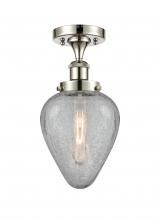 Innovations Lighting 916-1C-PN-G165 - Geneseo - 1 Light - 6 inch - Polished Nickel - Semi-Flush Mount