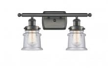  916-2W-OB-G184S - Canton - 2 Light - 16 inch - Oil Rubbed Bronze - Bath Vanity Light