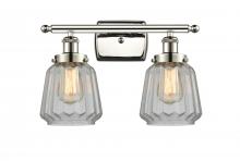 Innovations Lighting 916-2W-PN-G142 - Chatham - 2 Light - 16 inch - Polished Nickel - Bath Vanity Light