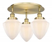 Innovations Lighting 916-3C-BB-G661-7 - Bullet - 3 Light - 18 inch - Brushed Brass - Flush Mount