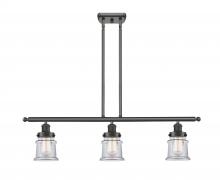 Innovations Lighting 916-3I-OB-G182S - Canton - 3 Light - 36 inch - Oil Rubbed Bronze - Stem Hung - Island Light