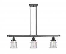 Innovations Lighting 916-3I-OB-G184S - Canton - 3 Light - 36 inch - Oil Rubbed Bronze - Stem Hung - Island Light