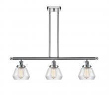 Innovations Lighting 916-3I-PC-G172 - Fulton - 3 Light - 36 inch - Polished Chrome - Stem Hung - Island Light