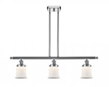  916-3I-PC-G181S - Canton - 3 Light - 36 inch - Polished Chrome - Stem Hung - Island Light