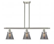 Innovations Lighting 916-3I-SN-G63 - Small Cone 3 Light Island Light