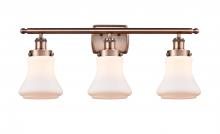 Innovations Lighting 916-3W-AC-G191 - Bellmont - 3 Light - 26 inch - Antique Copper - Bath Vanity Light