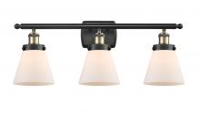 Innovations Lighting 916-3W-BAB-G61 - Small Cone 3 Light Bath Vanity Light