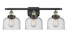 Innovations Lighting 916-3W-BAB-G74 - Large Bell 3 Light Bath Vanity Light