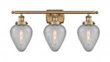 Innovations Lighting 916-3W-BB-G165 - Geneseo - 3 Light - 26 inch - Brushed Brass - Bath Vanity Light