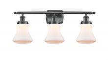 Innovations Lighting 916-3W-BK-G191 - Bellmont - 3 Light - 26 inch - Matte Black - Bath Vanity Light