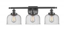 Innovations Lighting 916-3W-BK-G74 - Large Bell 3 Light Bath Vanity Light