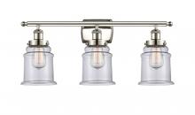 Innovations Lighting 916-3W-PN-G182 - Canton - 3 Light - 26 inch - Polished Nickel - Bath Vanity Light