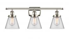 Innovations Lighting 916-3W-PN-G62 - Small Cone 3 Light Bath Vanity Light