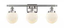 Innovations Lighting 916-3W-SN-G201-6 - Beacon Bath Vanity Light