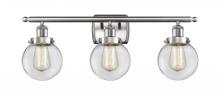 Innovations Lighting 916-3W-SN-G202-6 - Beacon Bath Vanity Light