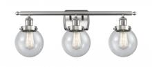 Innovations Lighting 916-3W-SN-G204-6 - Beacon Bath Vanity Light