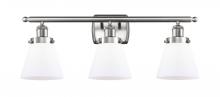 Innovations Lighting 916-3W-SN-G61 - Small Cone 3 Light Bath Vanity Light