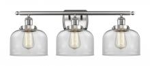 Innovations Lighting 916-3W-SN-G72 - Large Bell 3 Light Bath Vanity Light