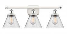 Innovations Lighting 916-3W-WPC-G44 - Large Cone 3 Light Bath Vanity Light