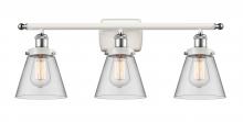 Innovations Lighting 916-3W-WPC-G62 - Small Cone 3 Light Bath Vanity Light