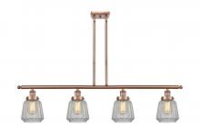 Innovations Lighting 916-4I-AC-G142 - Chatham - 4 Light - 48 inch - Antique Copper - Stem Hung - Island Light