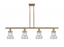  916-4I-BB-G192 - Bellmont - 4 Light - 48 inch - Brushed Brass - Stem Hung - Island Light