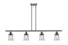 Innovations Lighting 916-4I-OB-G184S - Canton - 4 Light - 48 inch - Oil Rubbed Bronze - Stem Hung - Island Light