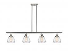 Innovations Lighting 916-4I-SN-G172 - Fulton - 4 Light - 48 inch - Brushed Satin Nickel - Stem Hung - Island Light