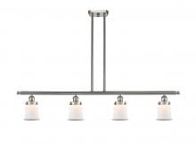  916-4I-SN-G181S - Canton - 4 Light - 48 inch - Brushed Satin Nickel - Stem Hung - Island Light