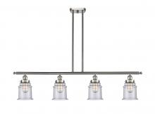 Innovations Lighting 916-4I-SN-G184 - Canton - 4 Light - 48 inch - Brushed Satin Nickel - Stem Hung - Island Light