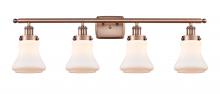 Innovations Lighting 916-4W-AC-G191 - Bellmont - 4 Light - 36 inch - Antique Copper - Bath Vanity Light