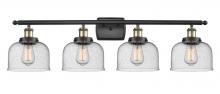 Innovations Lighting 916-4W-BAB-G74 - Large Bell 4 Light Bath Vanity Light