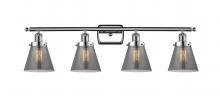 Innovations Lighting 916-4W-PC-G63 - Small Cone 4 Light Bath Vanity Light