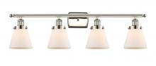 Innovations Lighting 916-4W-PN-G61 - Small Cone 4 Light Bath Vanity Light