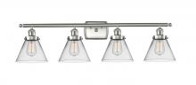 Innovations Lighting 916-4W-SN-G42 - Large Cone 4 Light Bath Vanity Light