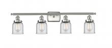 Innovations Lighting 916-4W-SN-G52 - Small Bell 4 Light Bath Vanity Light