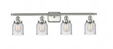 Innovations Lighting 916-4W-SN-G54 - Small Bell 4 Light Bath Vanity Light