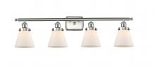 Innovations Lighting 916-4W-SN-G61 - Small Cone 4 Light Bath Vanity Light